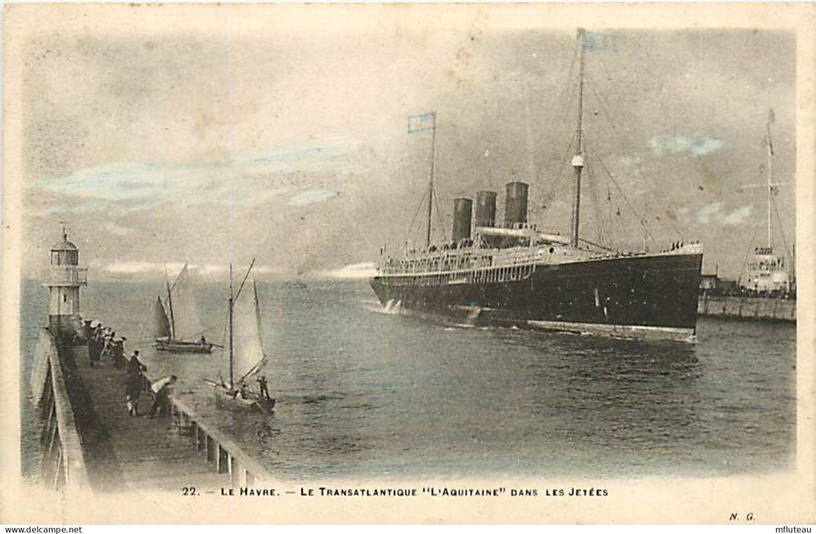 76* LE HAVRE Transatlantique « l Aquitaine »   RL07.0110 - Zonder Classificatie