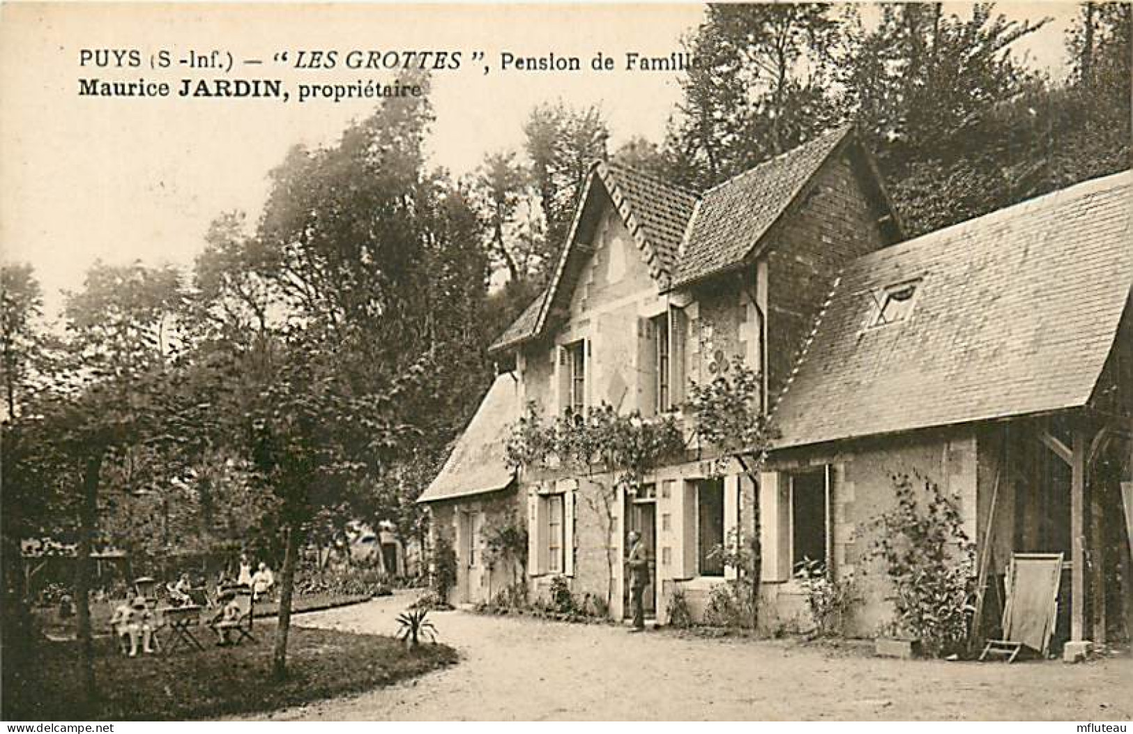 76* PUYS  « les Grottes » Pension De Famille     RL07.0023 - Other & Unclassified