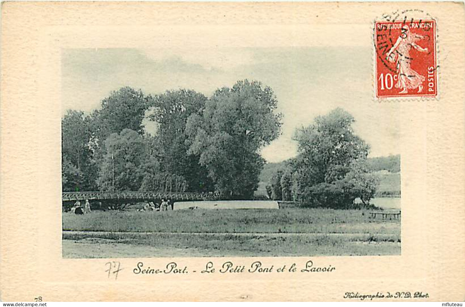 77* SEINE PORT Petit Pont Et Lavoir   RL07.0798 - Other & Unclassified