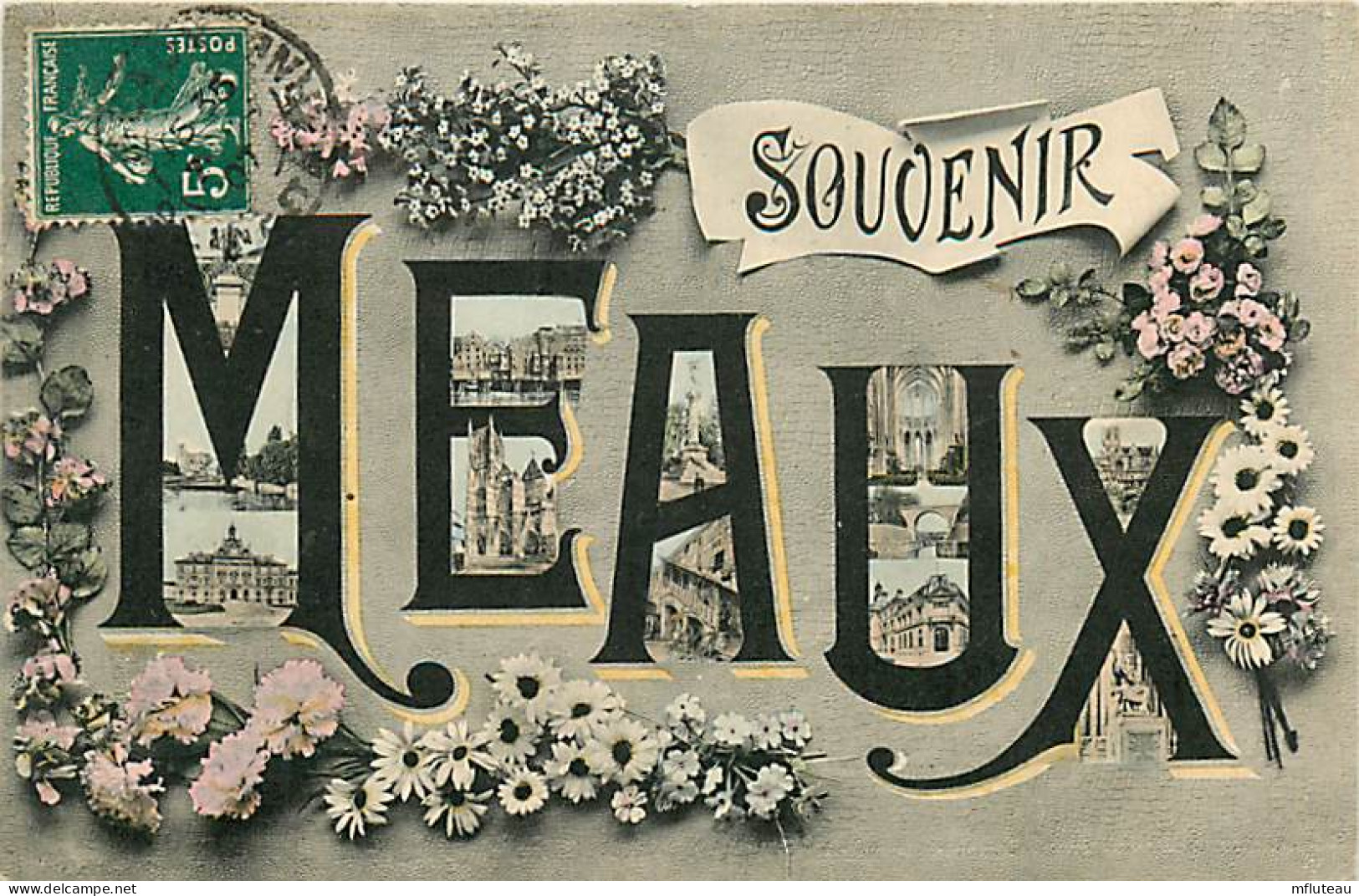 77* MEAUX   Souvenir  - Multivues    RL07.0628 - Meaux