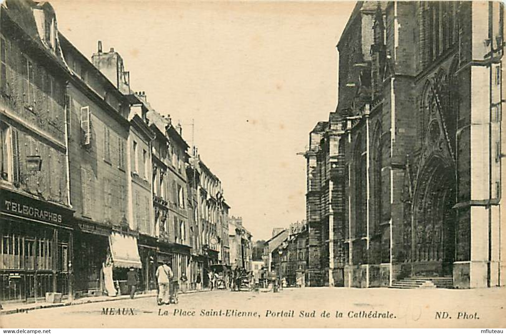 77* MEAUX    Place St Etienne  - Cathedrale  RL07.0613 - Meaux