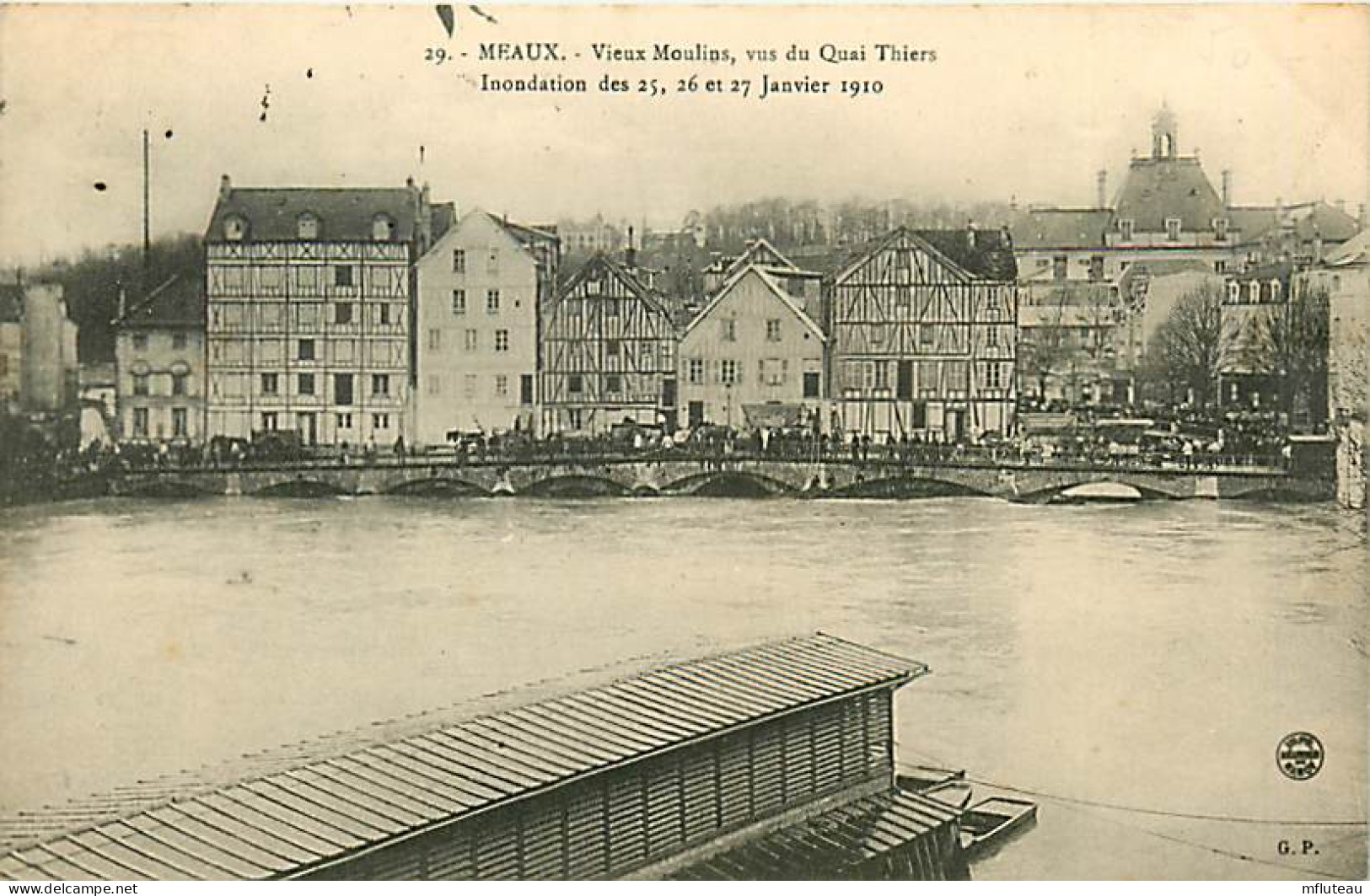 77* MEAUX  Vieux Moulins  Crue 1910    RL07.0567 - Meaux