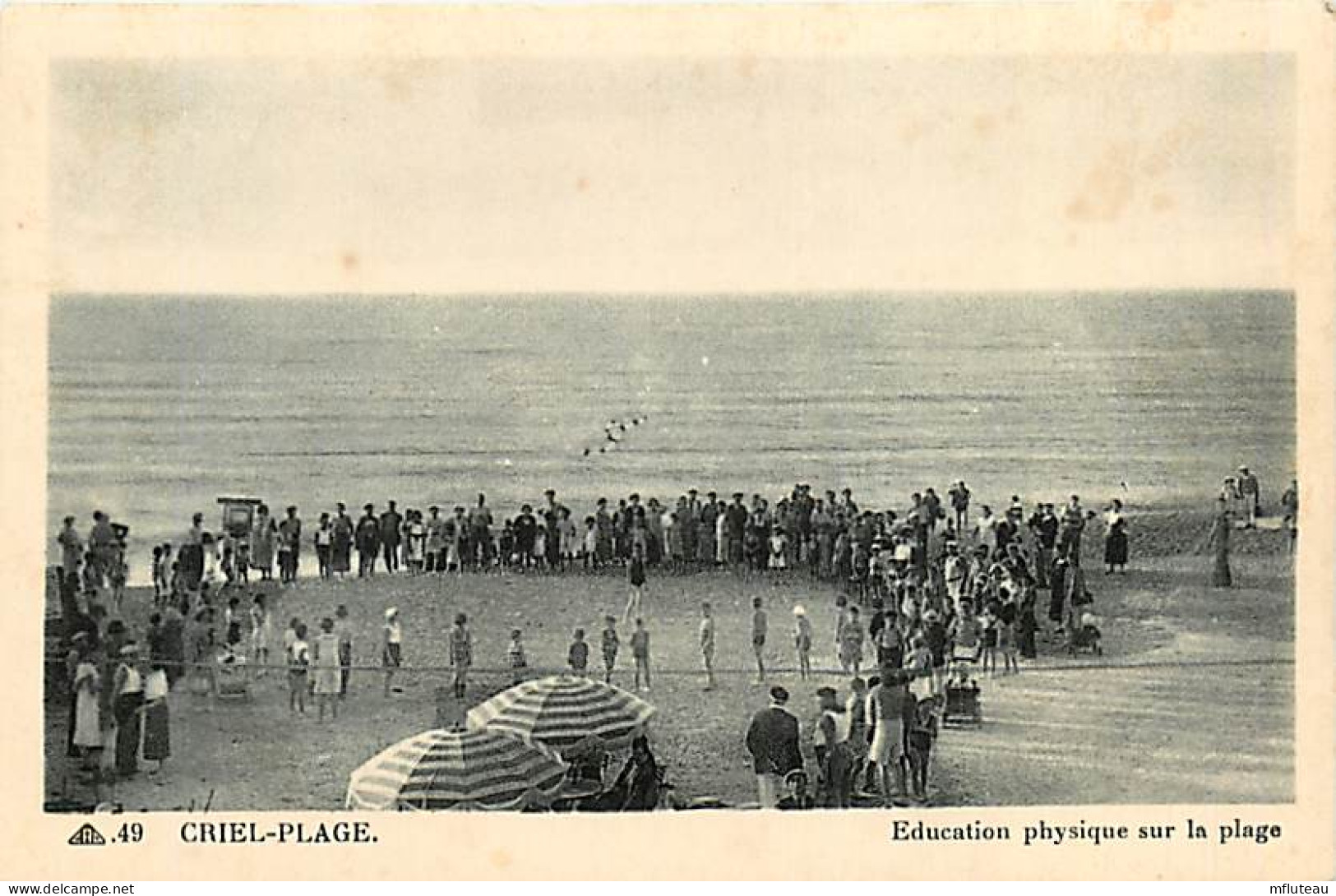 76* CRIEL PLAGE   Education Physique Sur La Plage  RL07.0443 - Criel Sur Mer