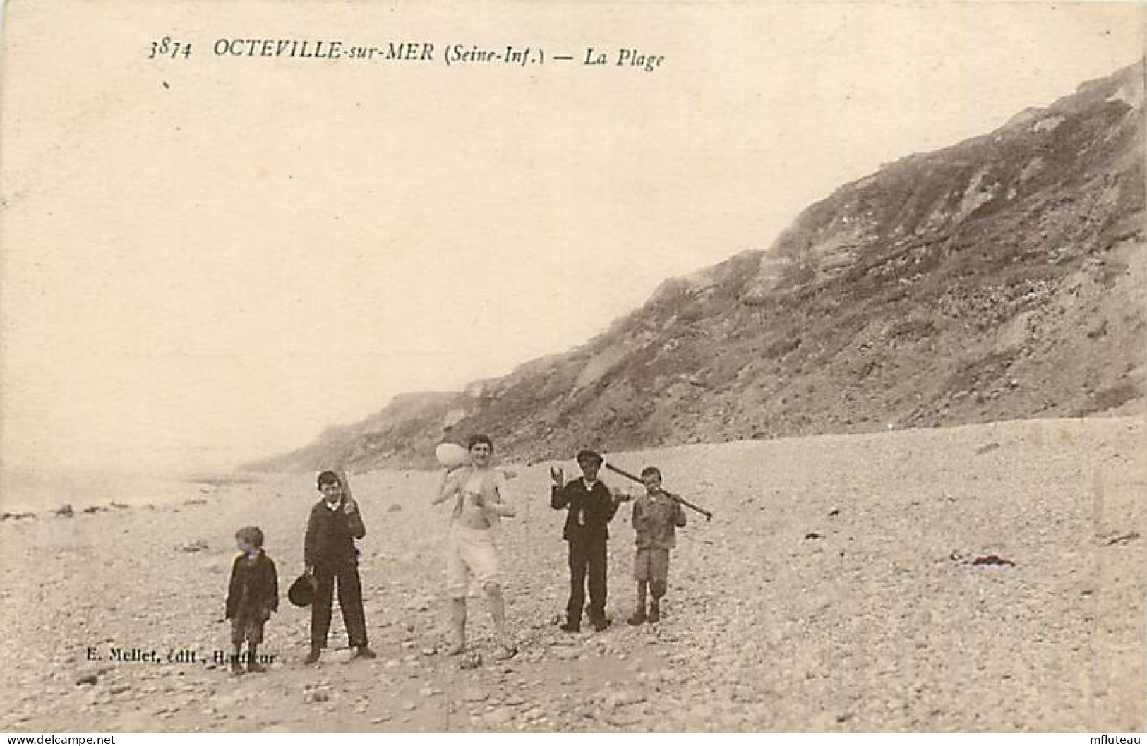 76* OCTEVILLE SUR MER La Plage    RL07.0405 - Sonstige & Ohne Zuordnung