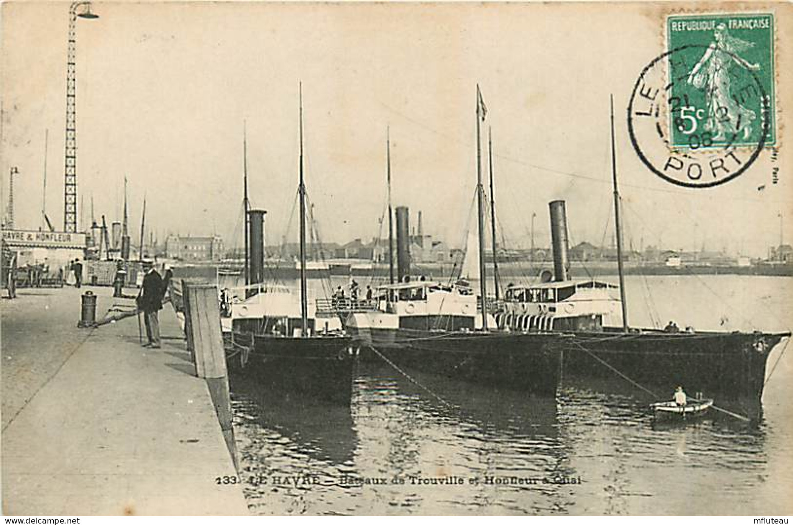 76* LE HAVRE  Bateaux De Trouville Et Honfleur A Quai   RL07.0384 - Ohne Zuordnung