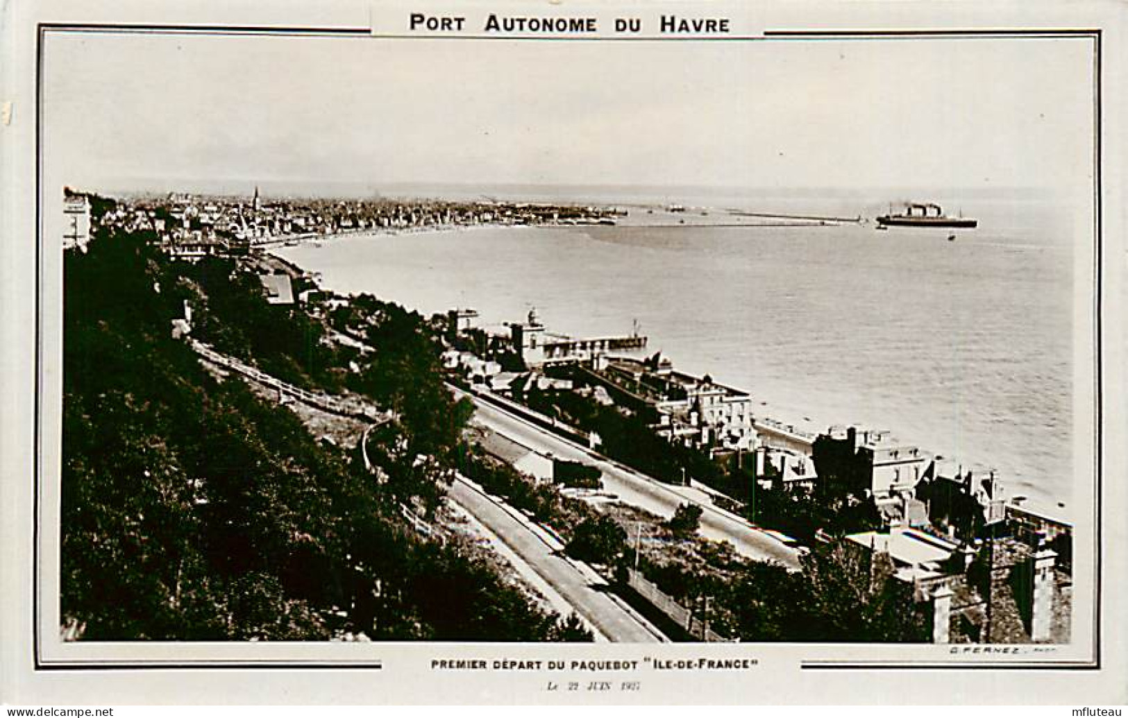 76* LE HAVRE Paquebot « ile De France »   RL07.0330 - Ohne Zuordnung