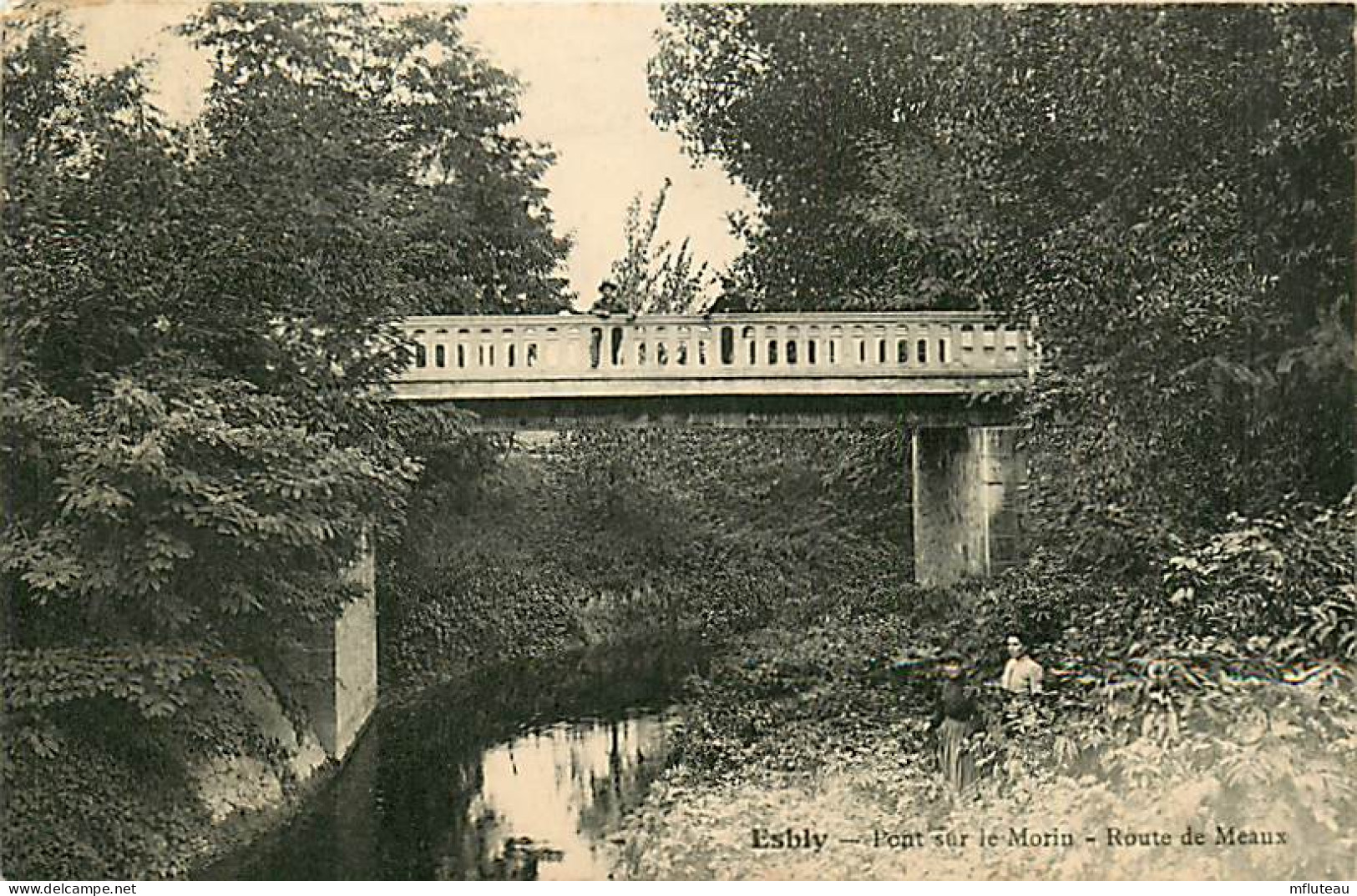 77* ESBLY    Pont Sur Le Morin  Route De Meaux RL07.1338 - Esbly