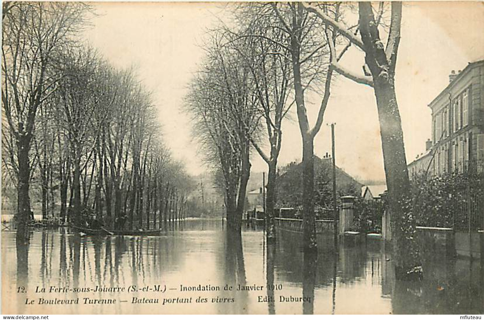 77* LA FERTE SOUS JOUARRE  Crue 1910  Bd Turenne      RL07.1273 - La Ferte Sous Jouarre