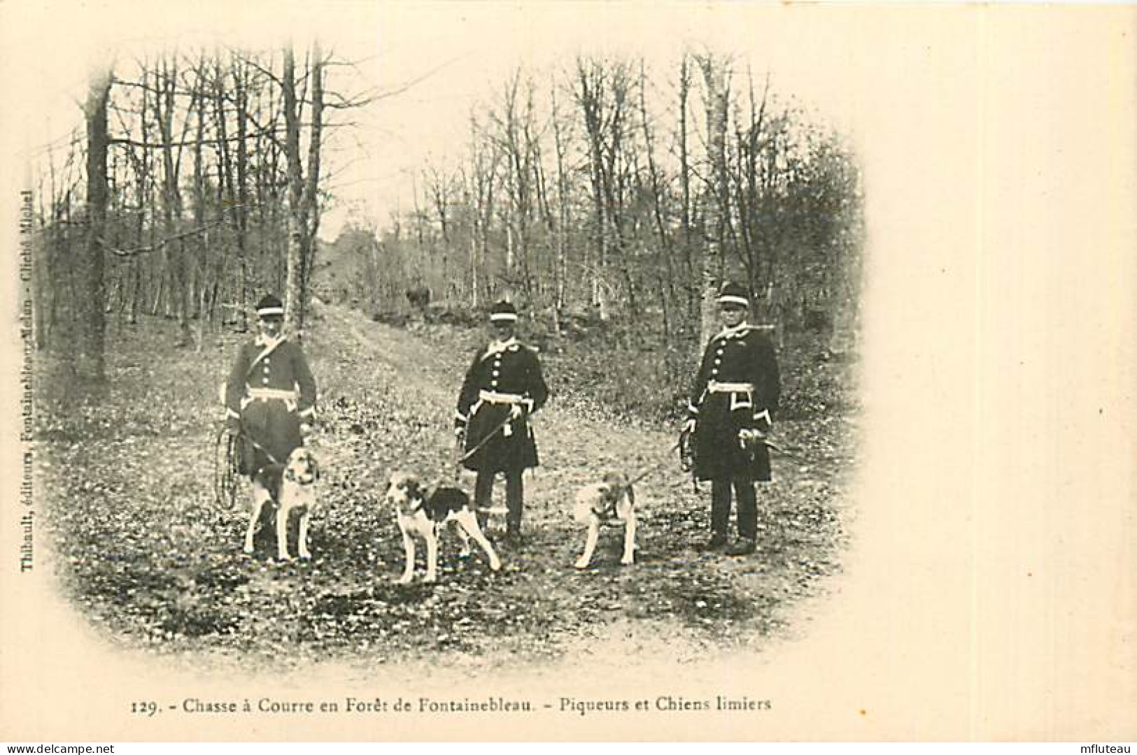 77* FONTAINEBLEAU  Chasse A Courre piqueurs Et Limiers    RL07.1226 - Chasse