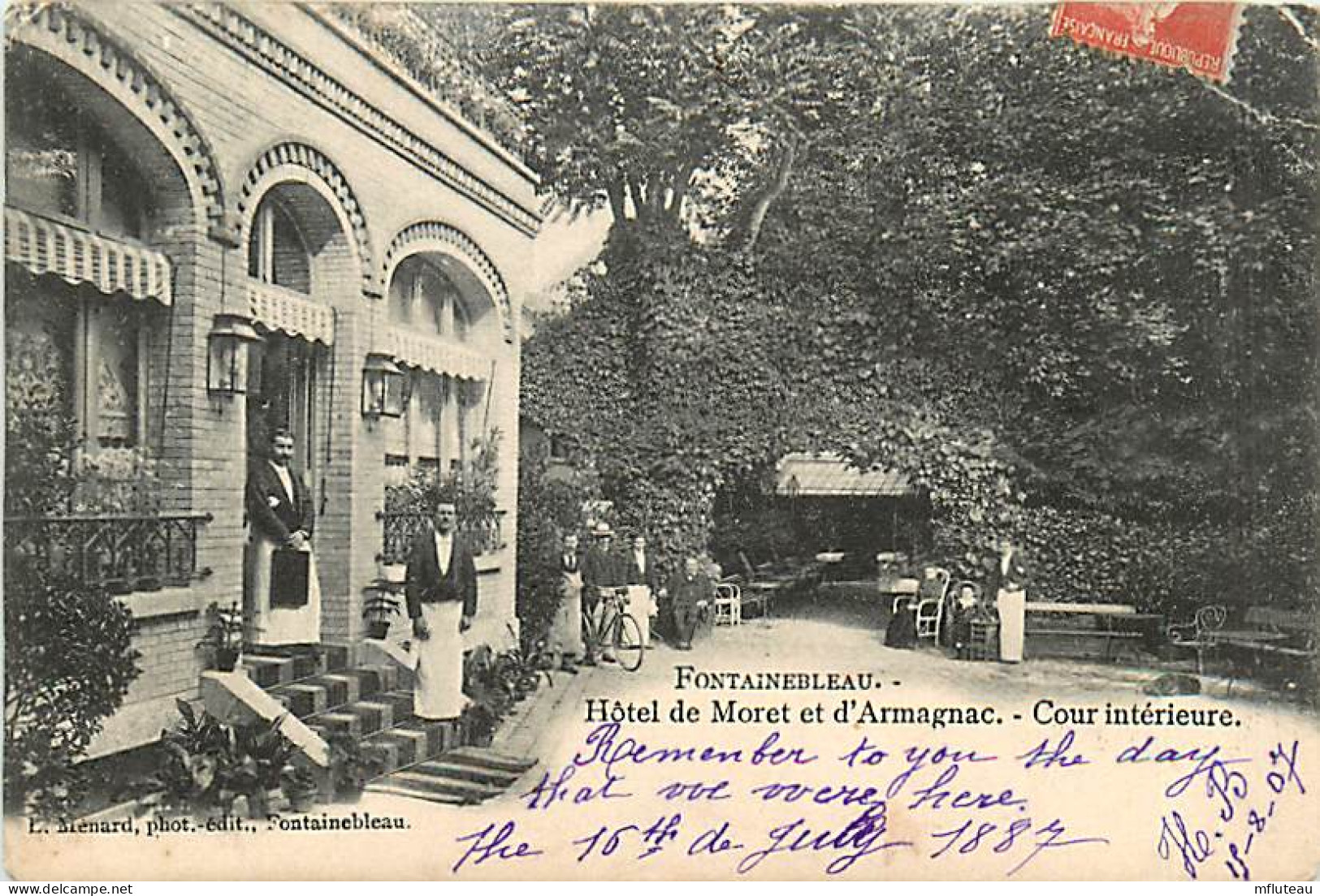 77* FONTAINEBLEAU  Hotel De Moret Et D Armagnac       RL07.1189 - Fontainebleau