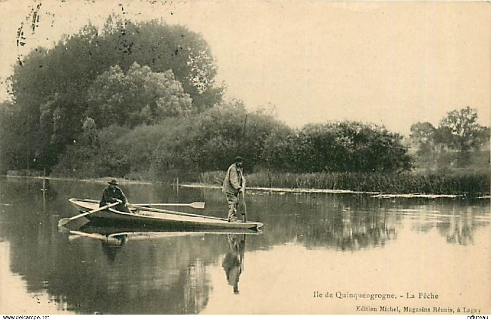 77* LAGNY  Ile De Quinquengrogne  - La Peche     RL07.1105 - Lagny Sur Marne