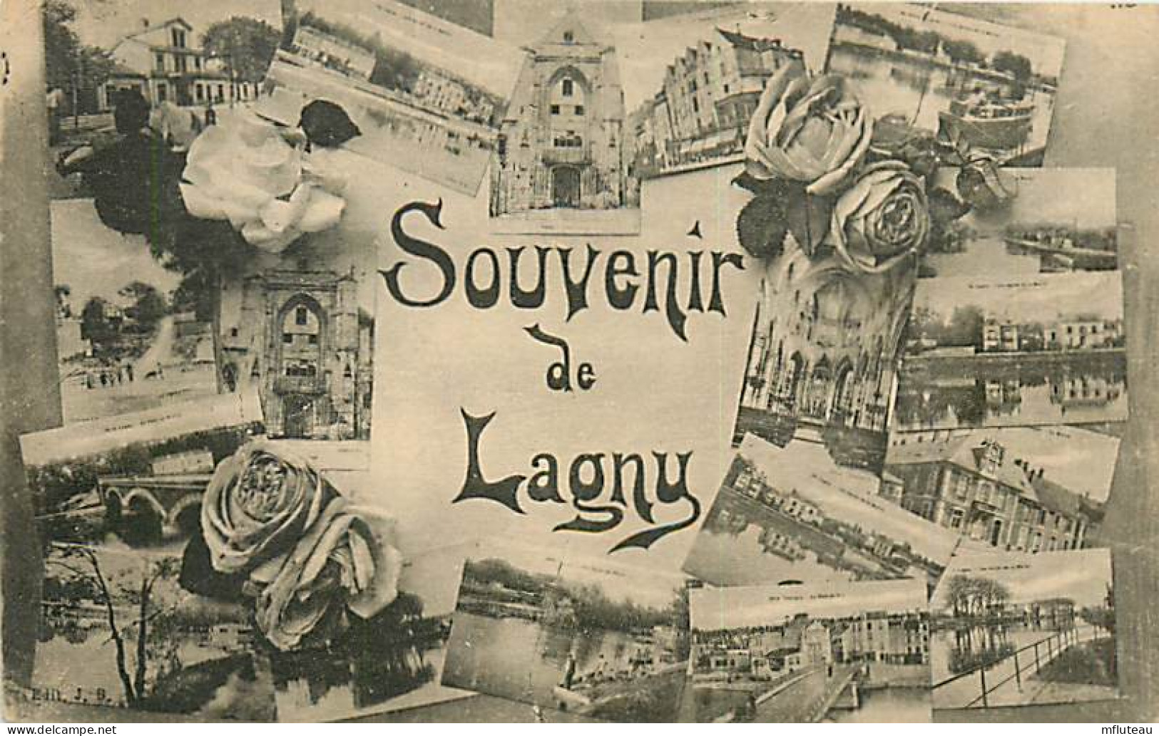 77* LAGNY  Souvenir  Multivues     RL07.1089 - Lagny Sur Marne