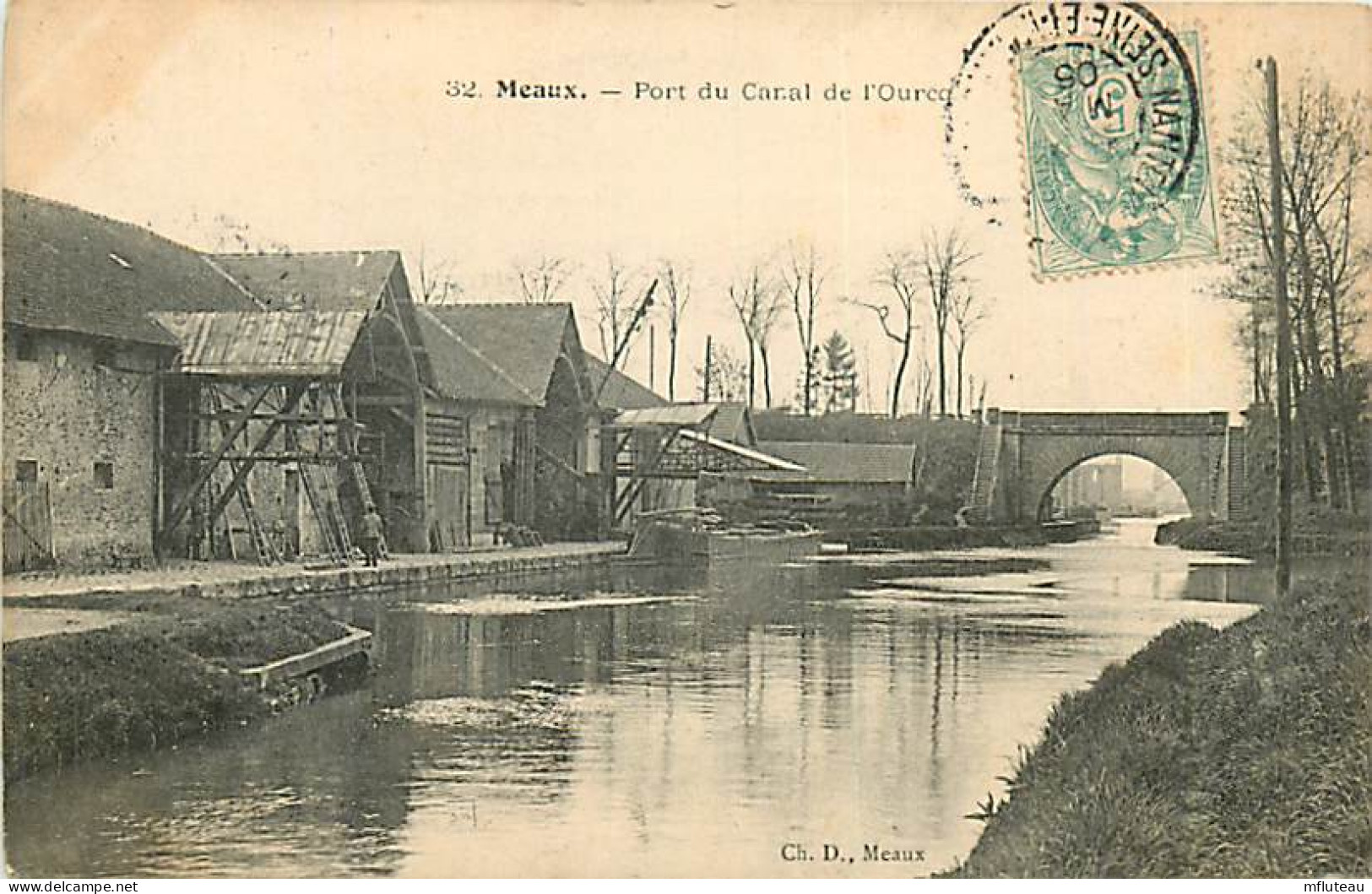 77* MEAUX  Port Du Canal De L Ourcq     RL07.1080 - Meaux