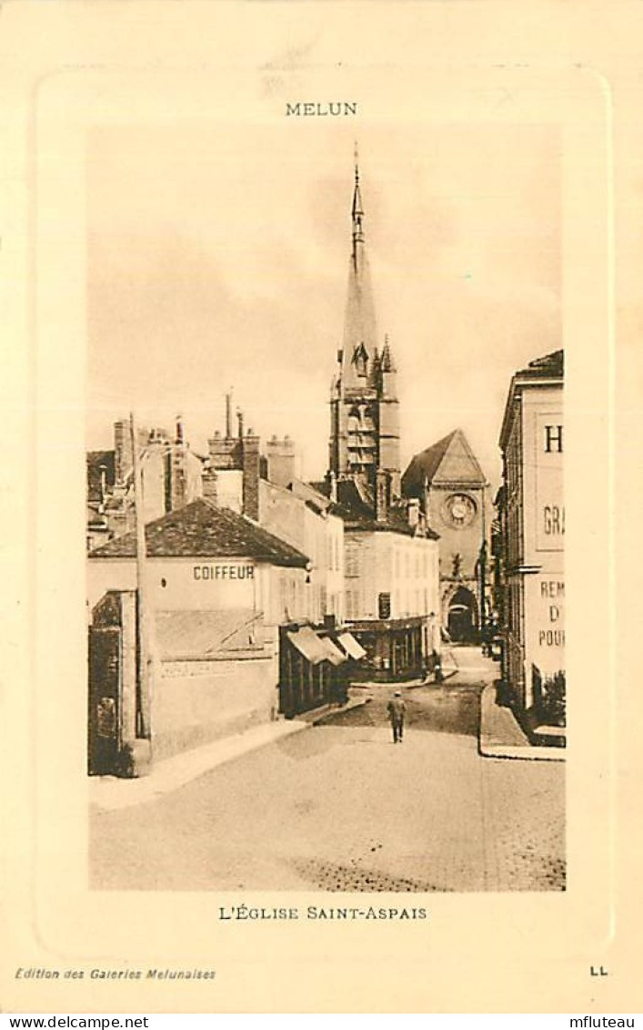 77* MELUN   Eglise St Aspais    RL07.1004 - Melun