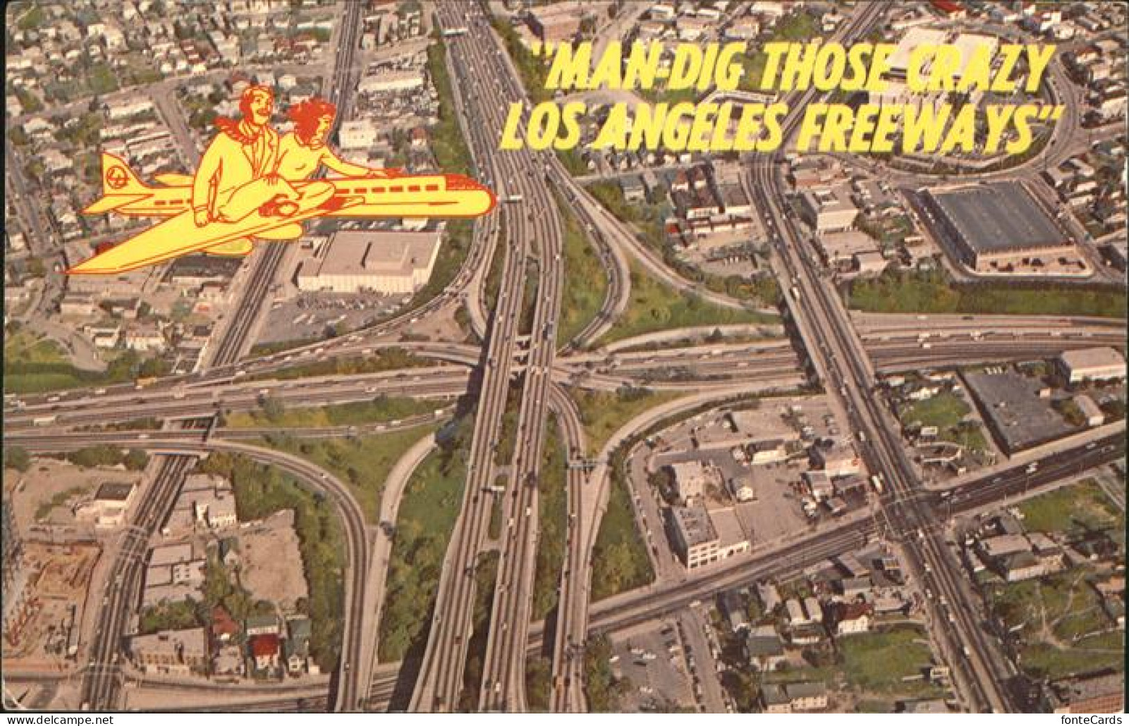 11491457 Los_Angeles_California Freeway System Aerial View - Autres & Non Classés