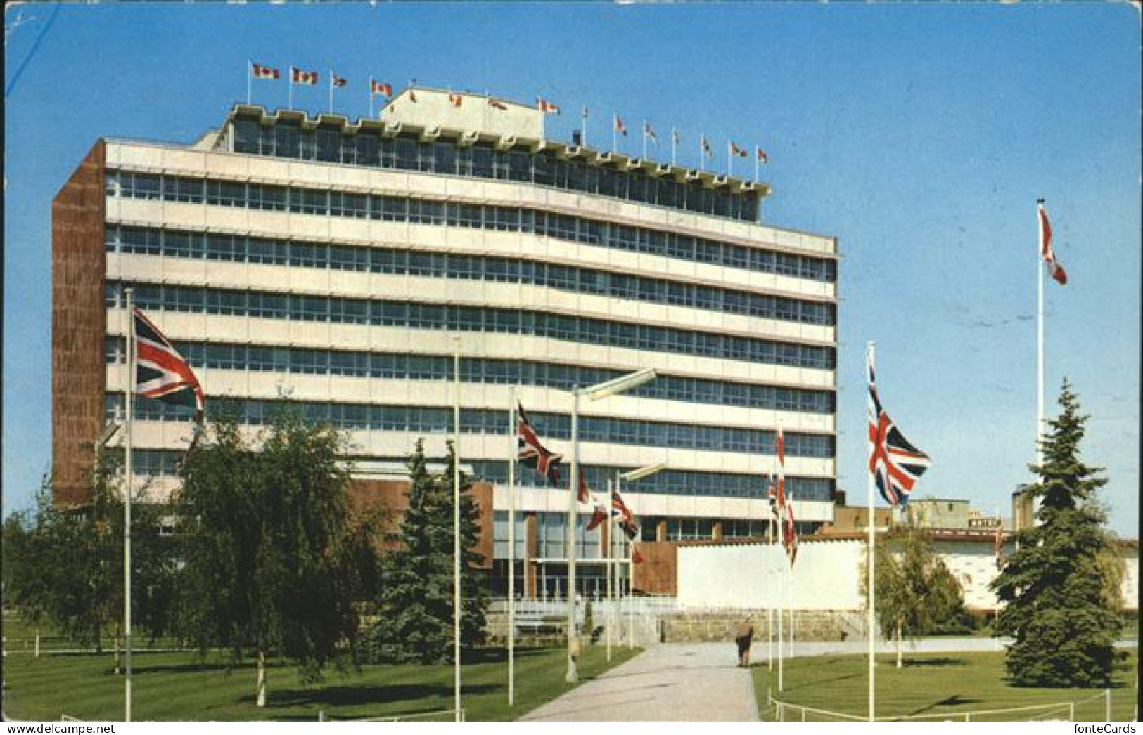 11491444 Edmonton Alberta City Hall Flag Edmonton Alberta - Unclassified