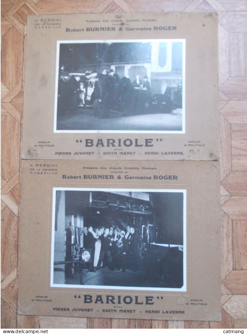 BARIOLE BENNO VIGNY     2 AFFICHETTES     DE  CINEMA - Foto's