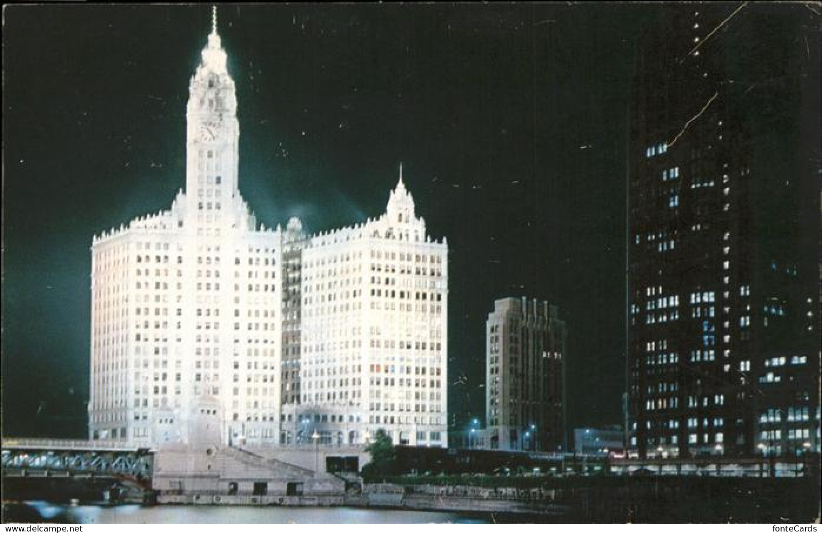 11491424 Chicago_Illinois Wrigley Building Tribune Tower Michigan Avenue Chicago - Other & Unclassified
