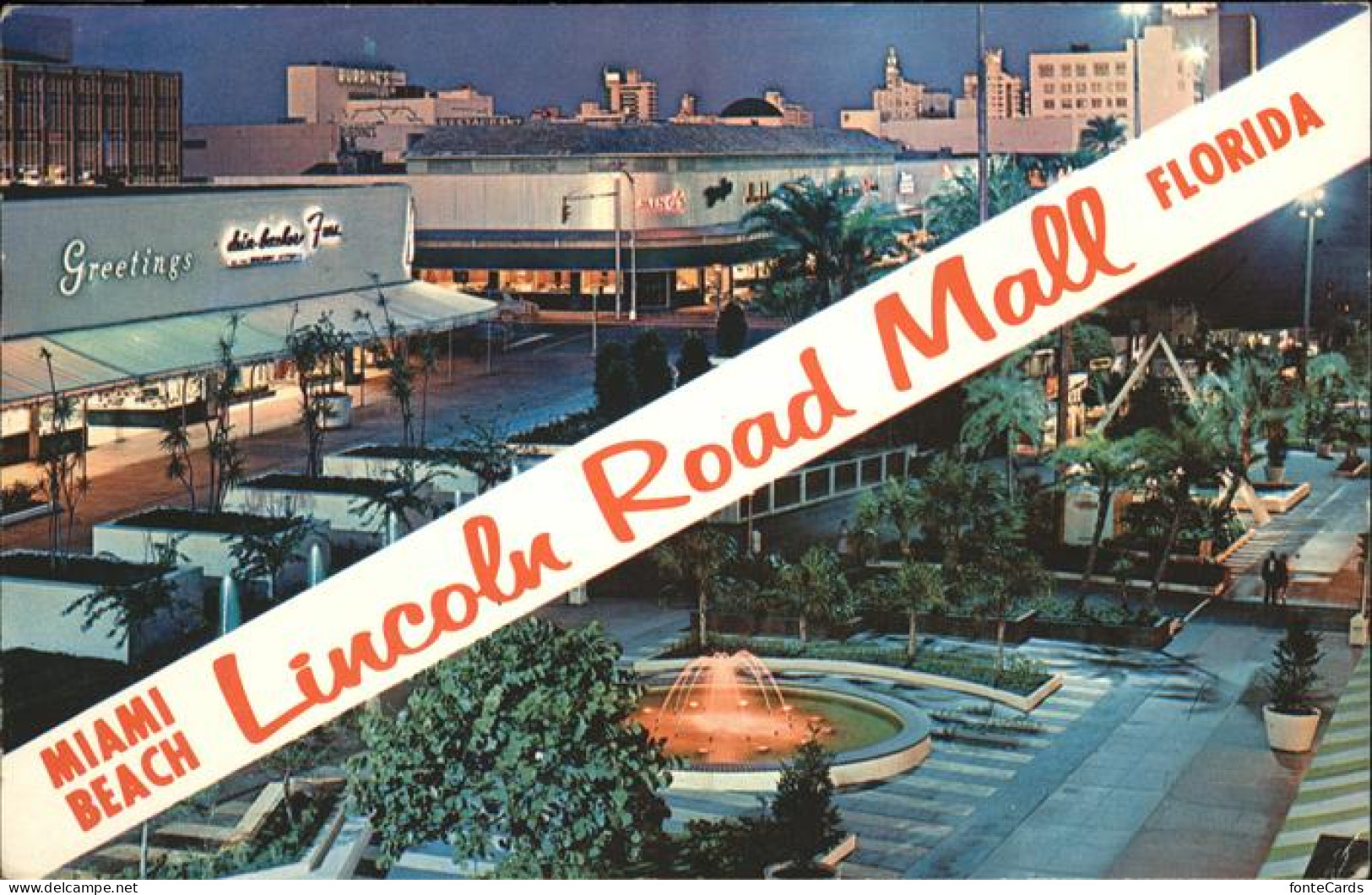 11491412 Miami_Beach Lincoln Road Mall At Night - Andere & Zonder Classificatie