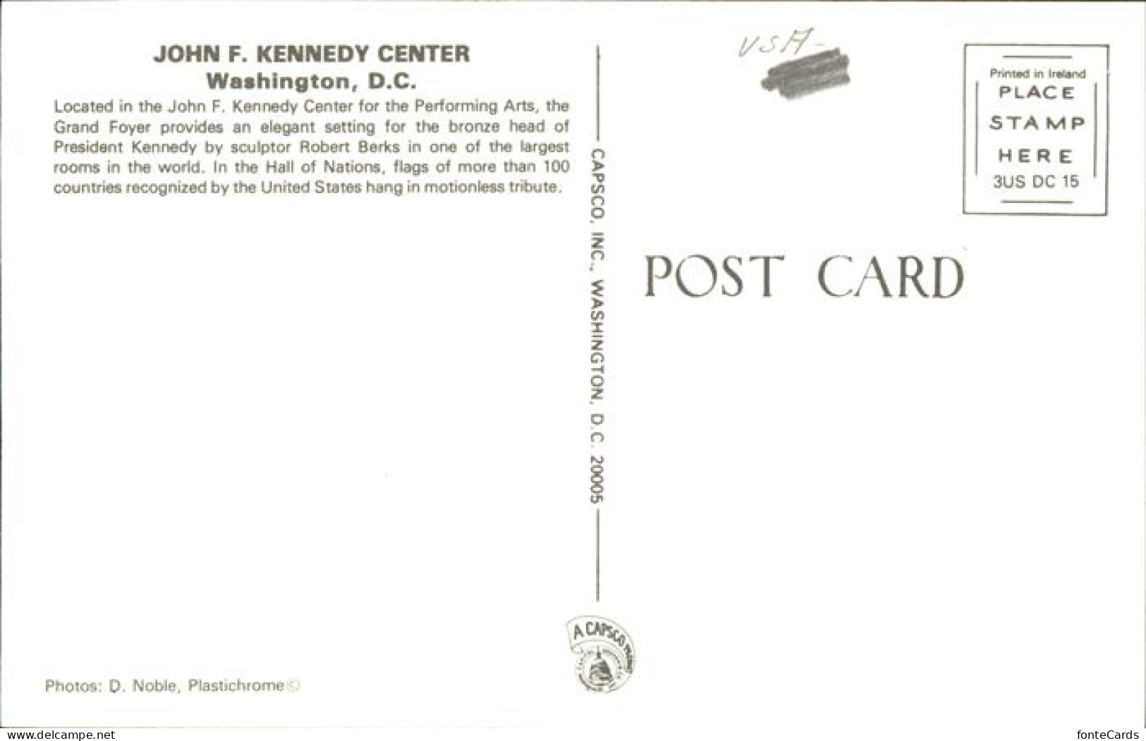 11491399 Washington DC John F. Kennedy Center For Performing Arts Cultural Cente - Washington DC