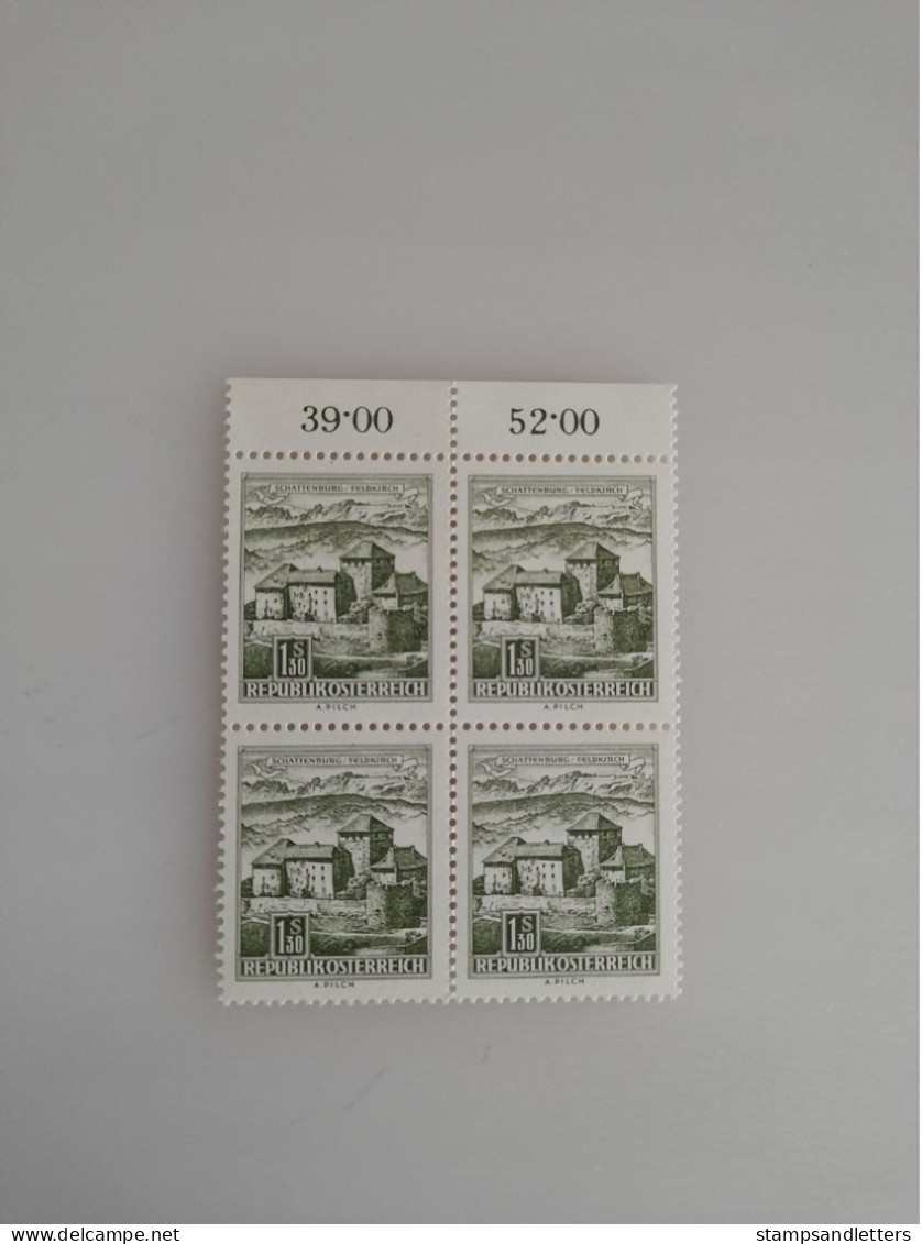 1967. Schattenburg Castle. Blok Of 4. - Unused Stamps