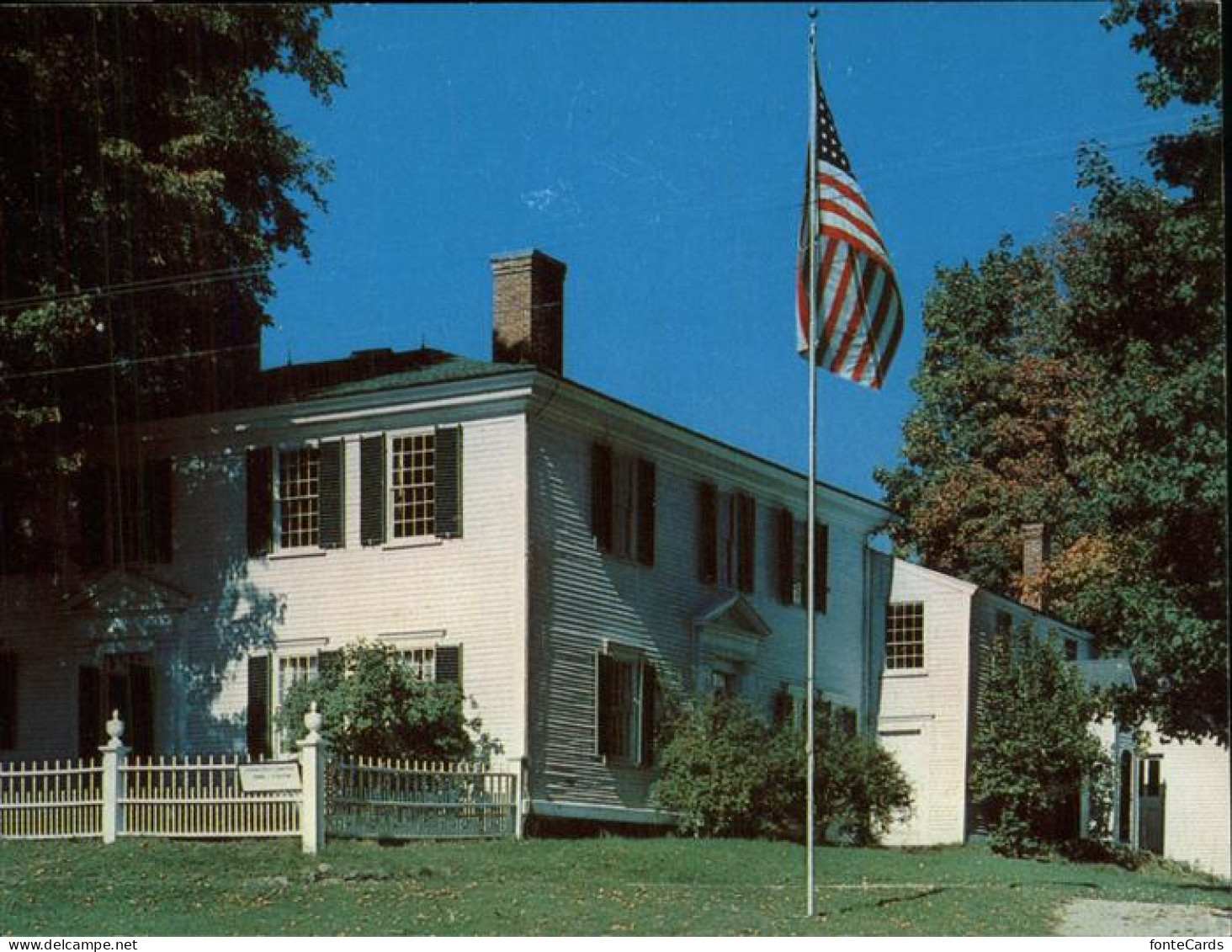 11491376 Hillsborough_New_Hamspire Franklin Pierce Homestead Flag - Sonstige & Ohne Zuordnung