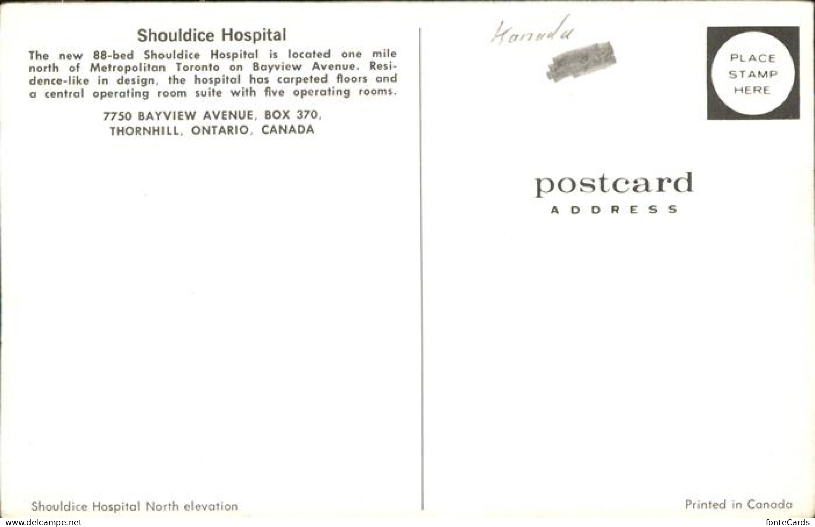 11491353 Thornhill Shouldice Hospital Illustration Thornhill - Unclassified