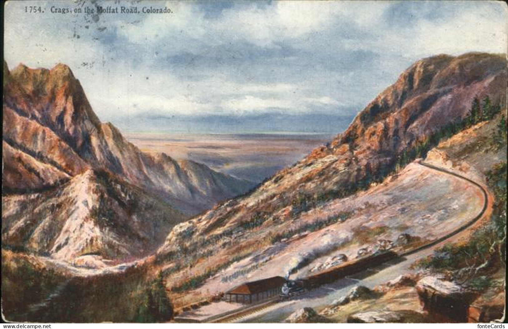 11491351 Moffat United States Crags On The Moffat Road Train Moffat United State - Andere & Zonder Classificatie