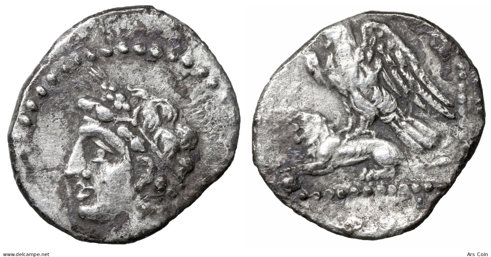 CILICIA, Uncertain. 4th Century BC. AR Obol. - Griechische Münzen
