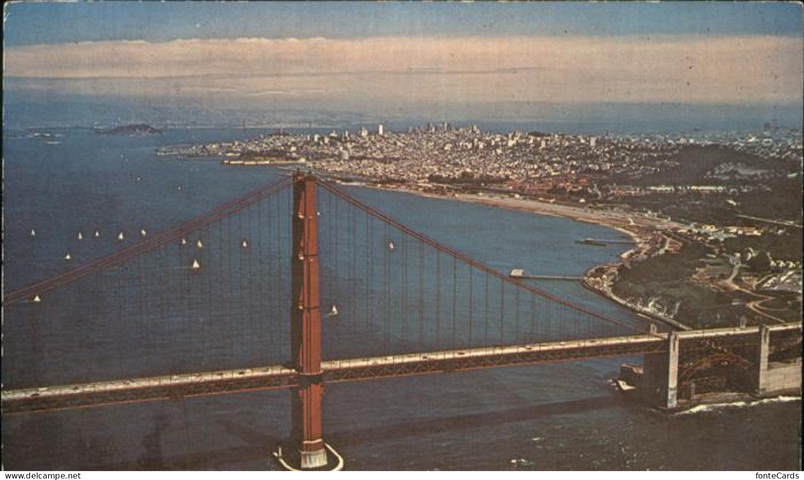 11491347 San_Francisco_California Golden Gate Bridge Aerial View - Autres & Non Classés