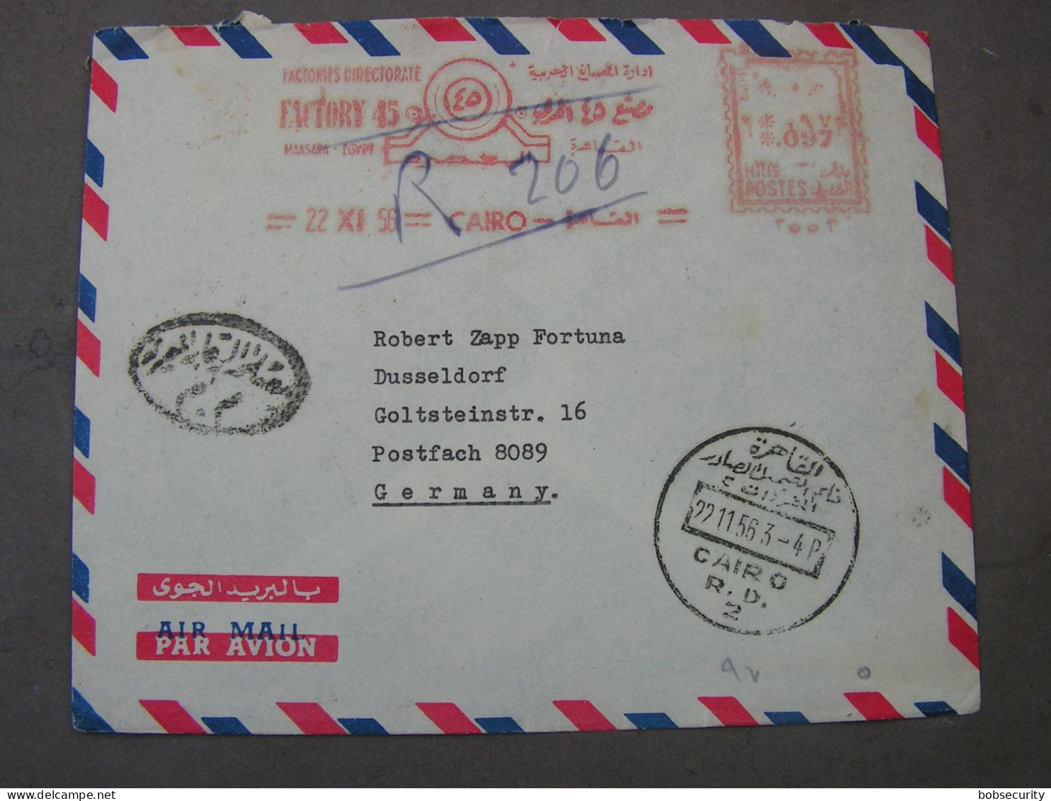 Factory Cv. 1956 - Briefe U. Dokumente