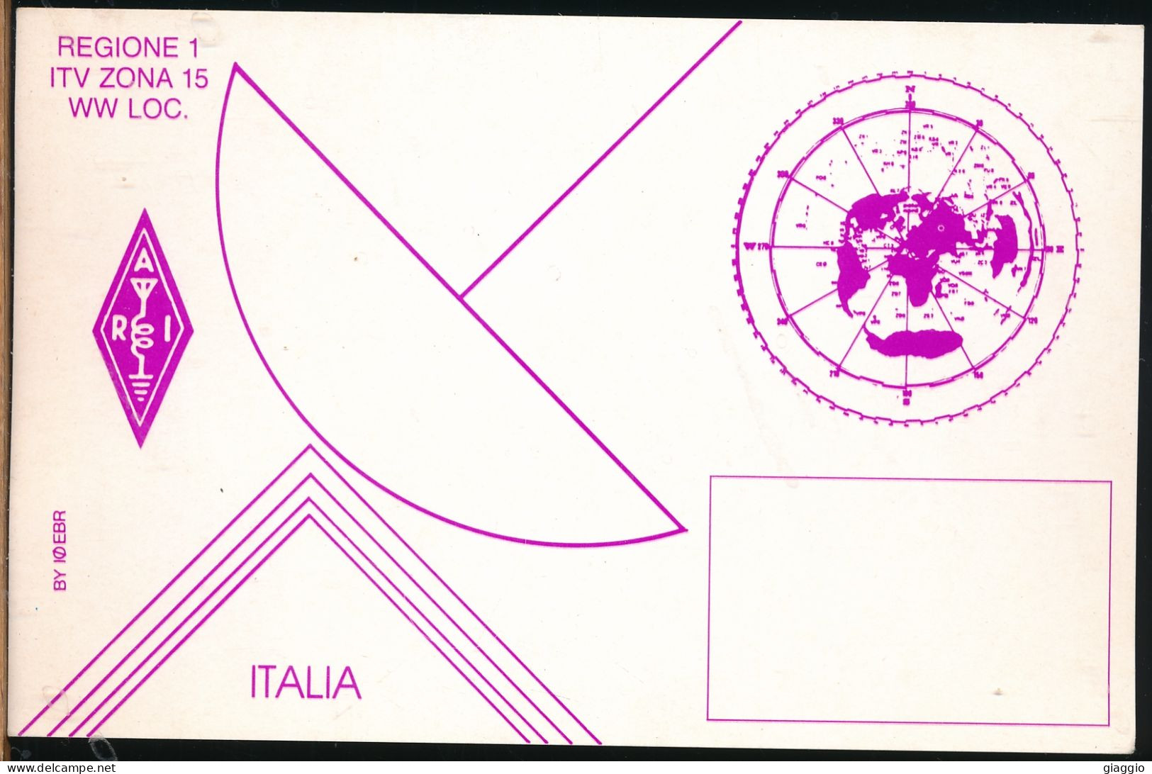 °°° 30893 - CARTA QSL - ITALIAN AMATEUR - 1999 °°° - Radio Amatoriale