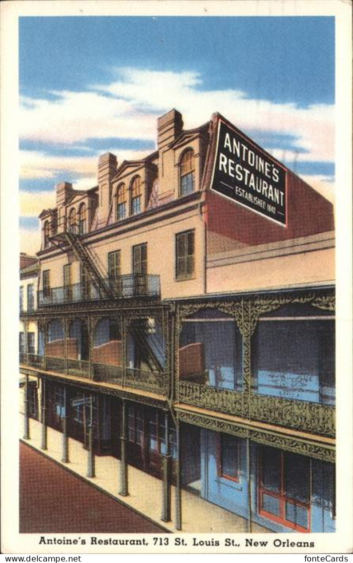 11491321 New_Orleans_Louisiana Antoine's Restaurant Founded In 1840 - Altri & Non Classificati