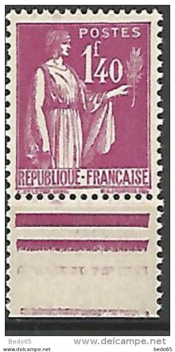 TYPE PAIX YVERT N° 371  N° NEUF** LUXE - Unused Stamps