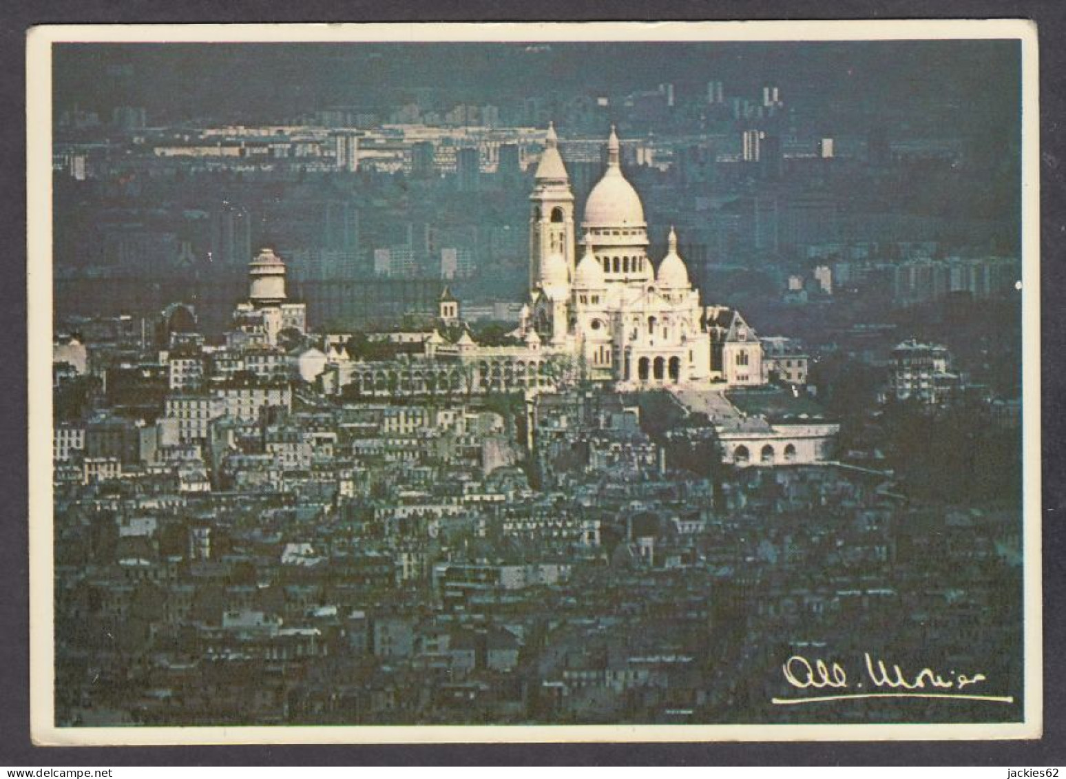 123175/ Albert MONIER, *Paris, Perspective Sur Montmartre Et Le Sacré-Coeur* - Monier