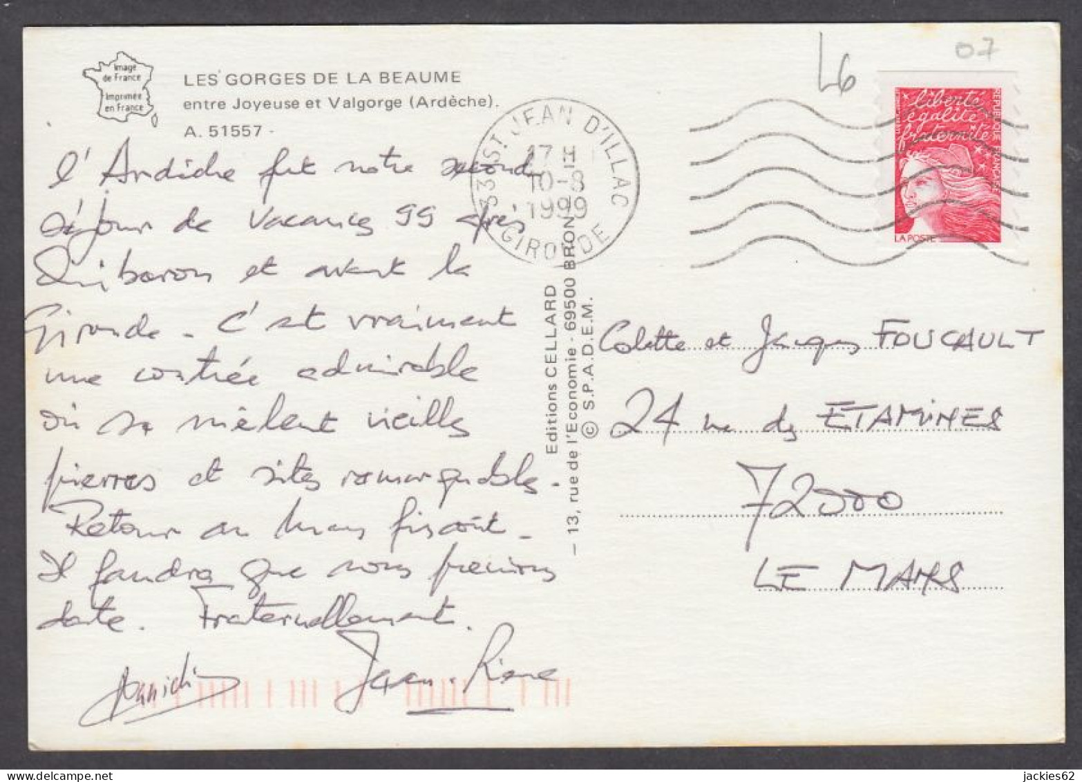 121897/ Gorges De La Beaume - Other & Unclassified