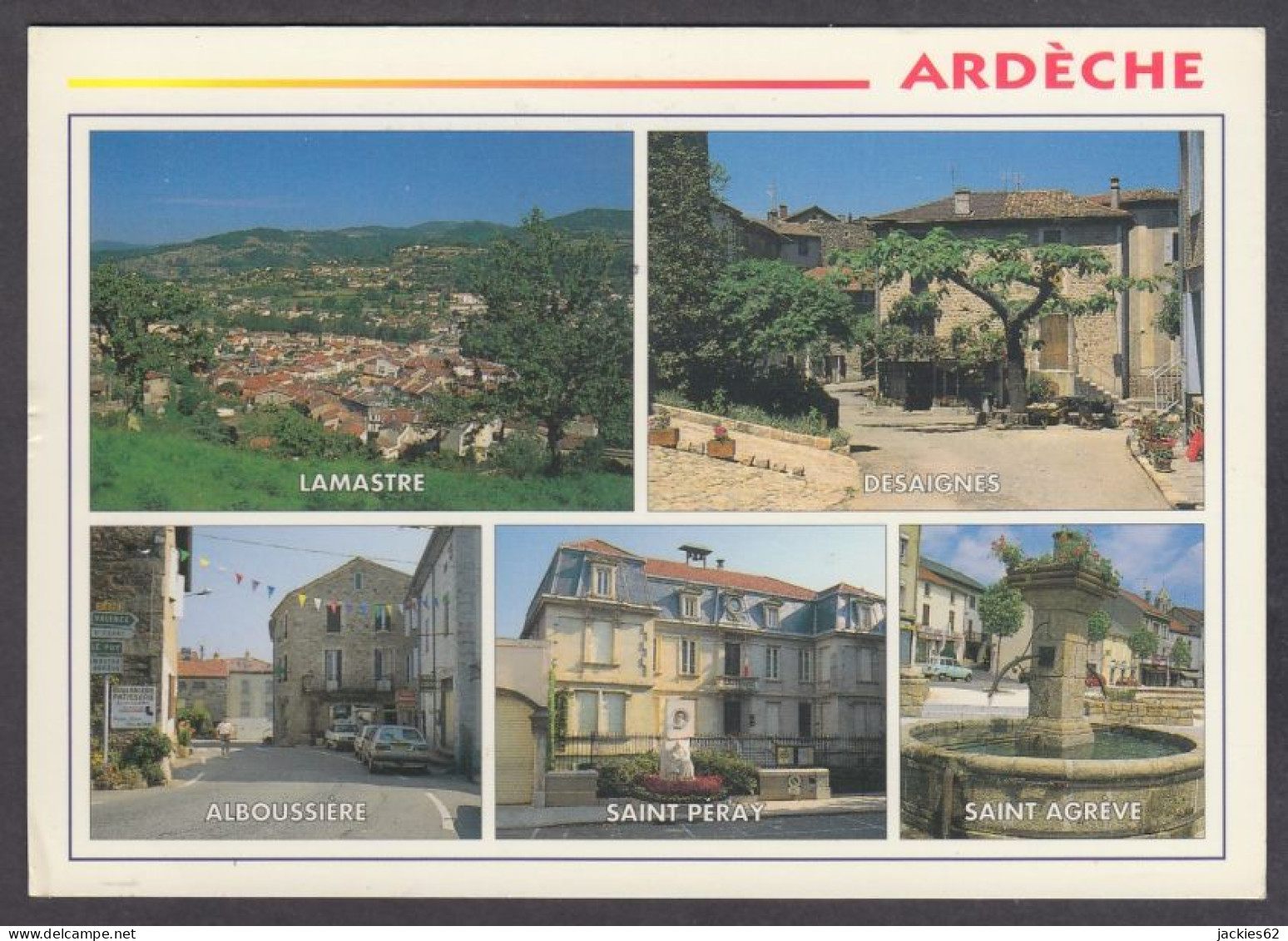 129427/ Ardèche, 5 Communes - Autres & Non Classés