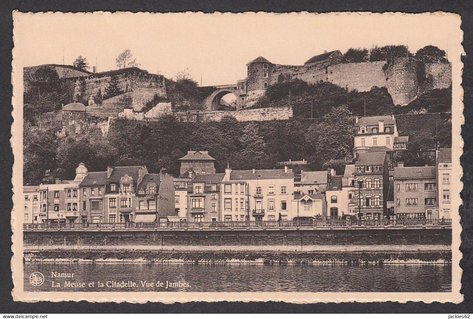 078047/ NAMUR, La Meuse Et La Citadelle Vues De Jambes - Namur