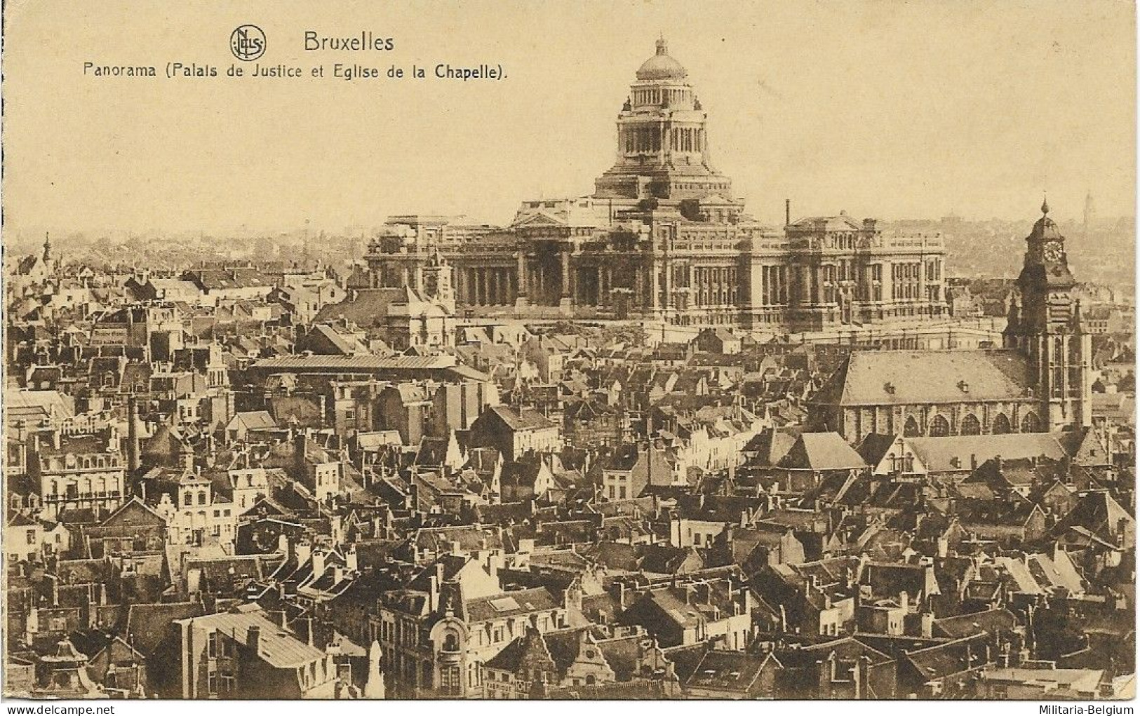 Bruxelles - Panorama (Palais De Justice Et Eglise De La Chapelle) - Monumenten, Gebouwen