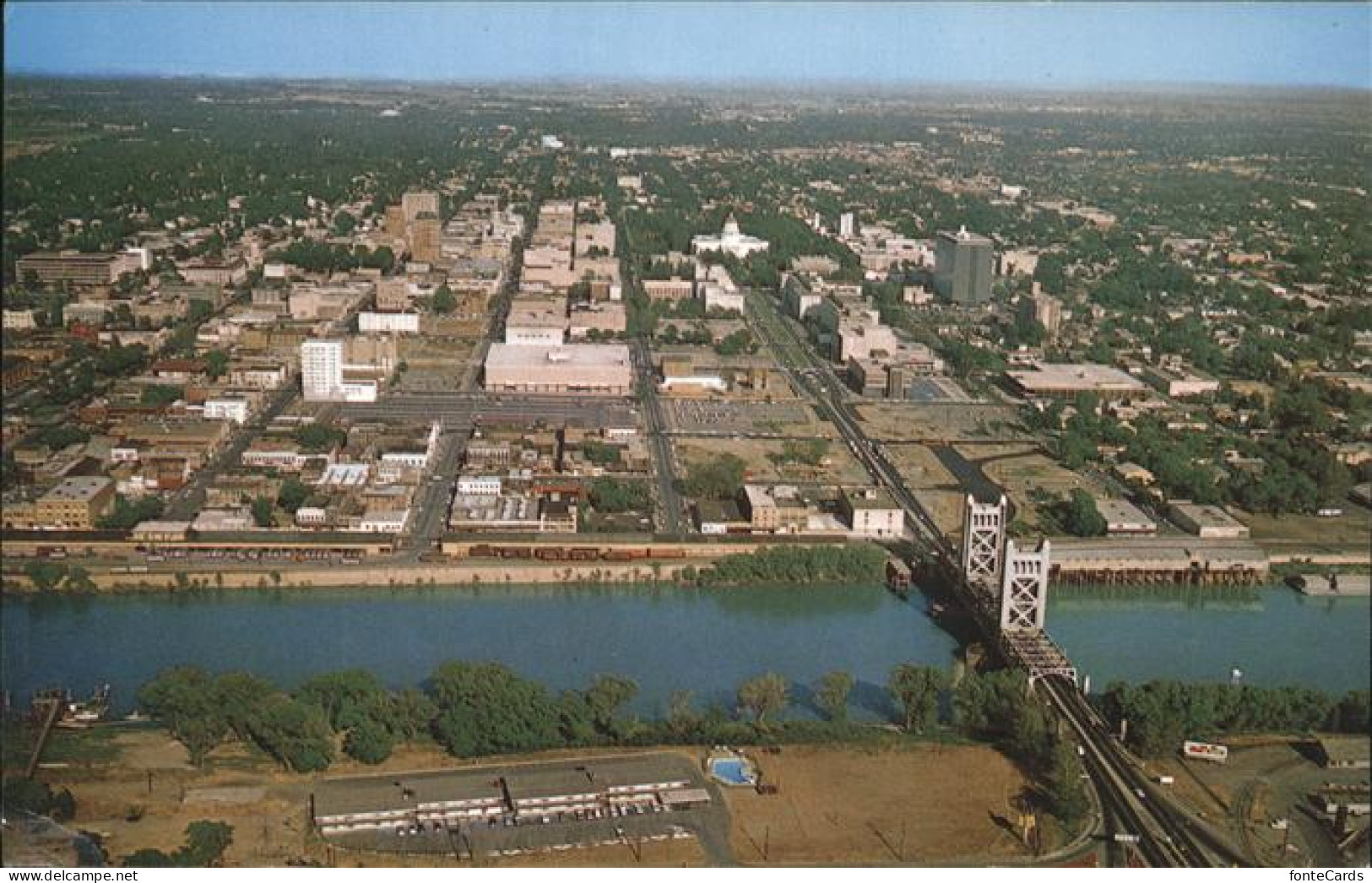 11491287 Sacramento_California Tower Bridge State Capital Aerial View - Other & Unclassified