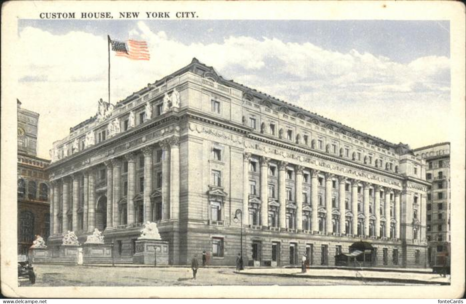 11491283 New_York_City Custom House Flag - Sonstige & Ohne Zuordnung