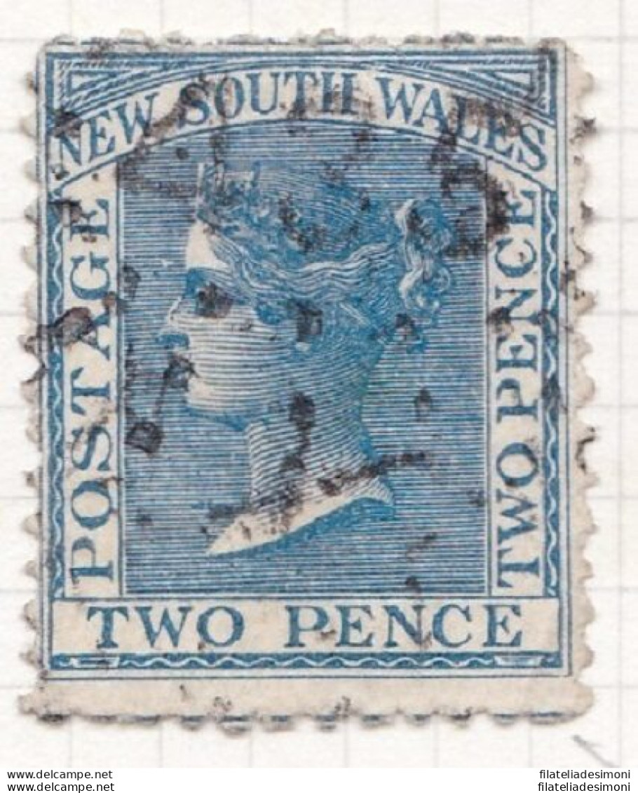 1882 NEW SOUTH WALES - SG 224 2d Pale Blue USED - Sonstige & Ohne Zuordnung