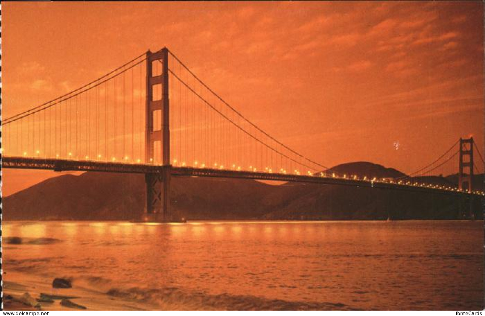 11491245 San_Francisco_California Golden Gate Bridge At Sunset - Andere & Zonder Classificatie