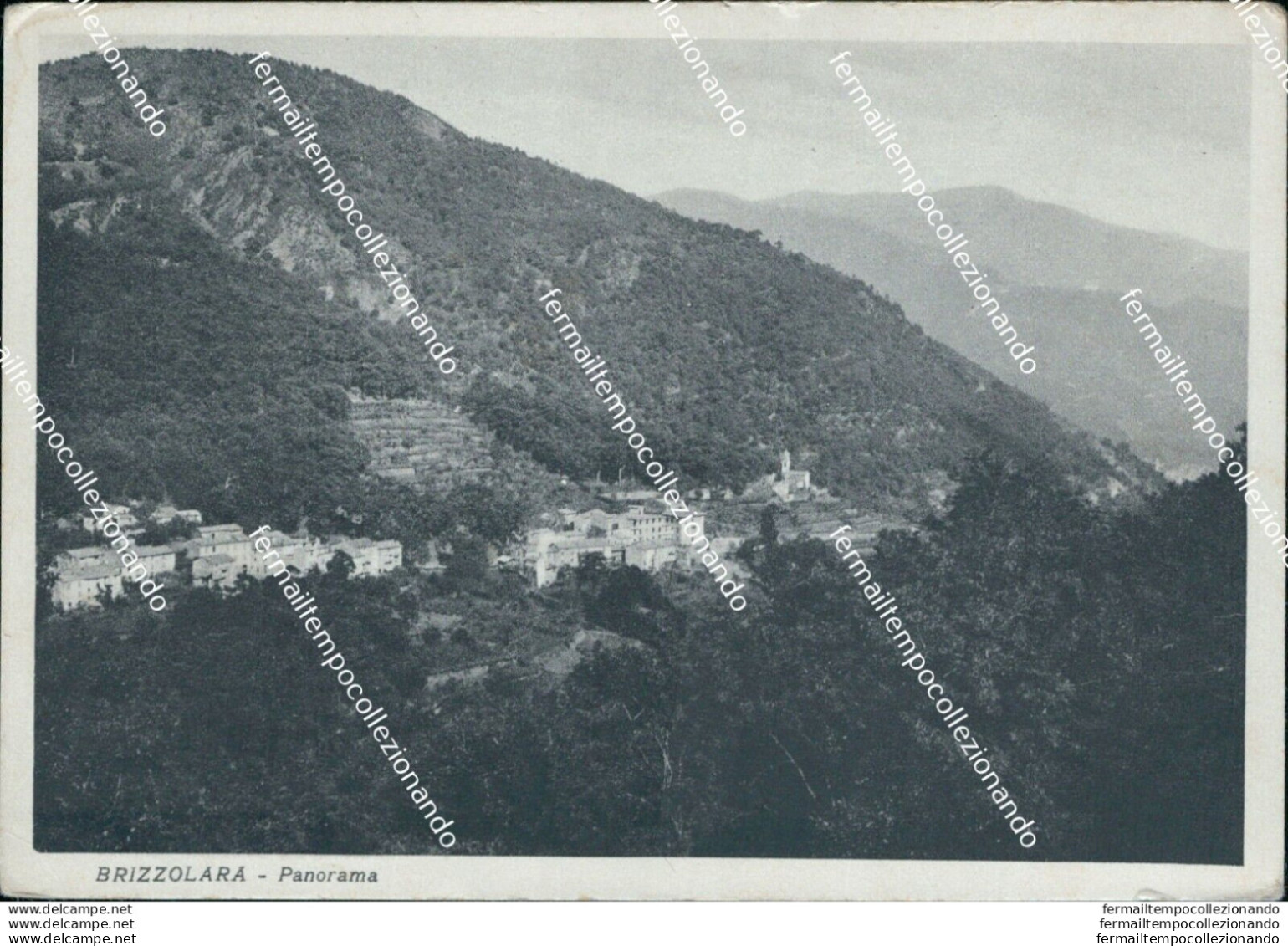 Bq493 Cartolina Brizzolara Panorama Provincia Di Genova - Genova