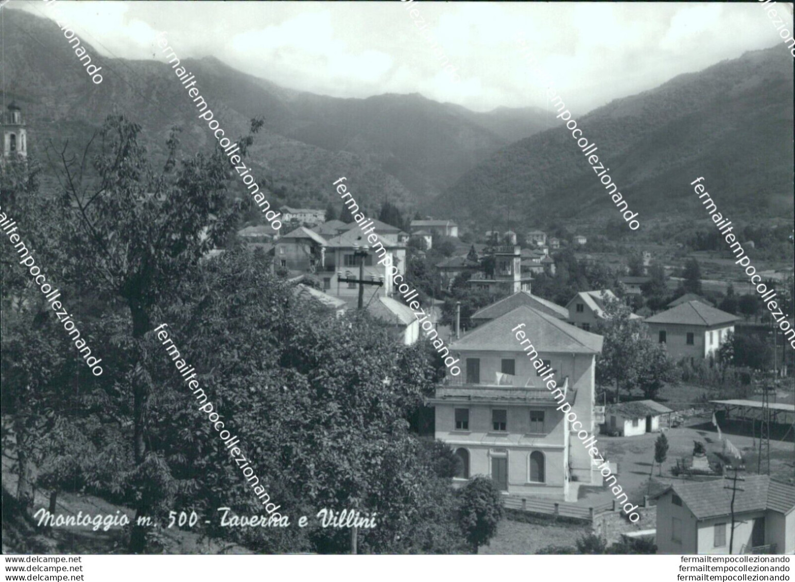 Bf106 Cartolina Montoggio Taverna E Villini Provincia Di Genova - Genova (Genua)