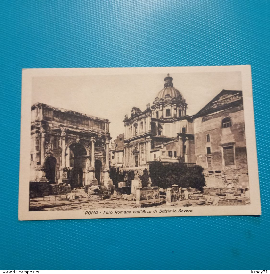 Cartolina Roma - Foro Romano Coll'Arco Di Settimio Severo. Non Viaggiata - Altri & Non Classificati