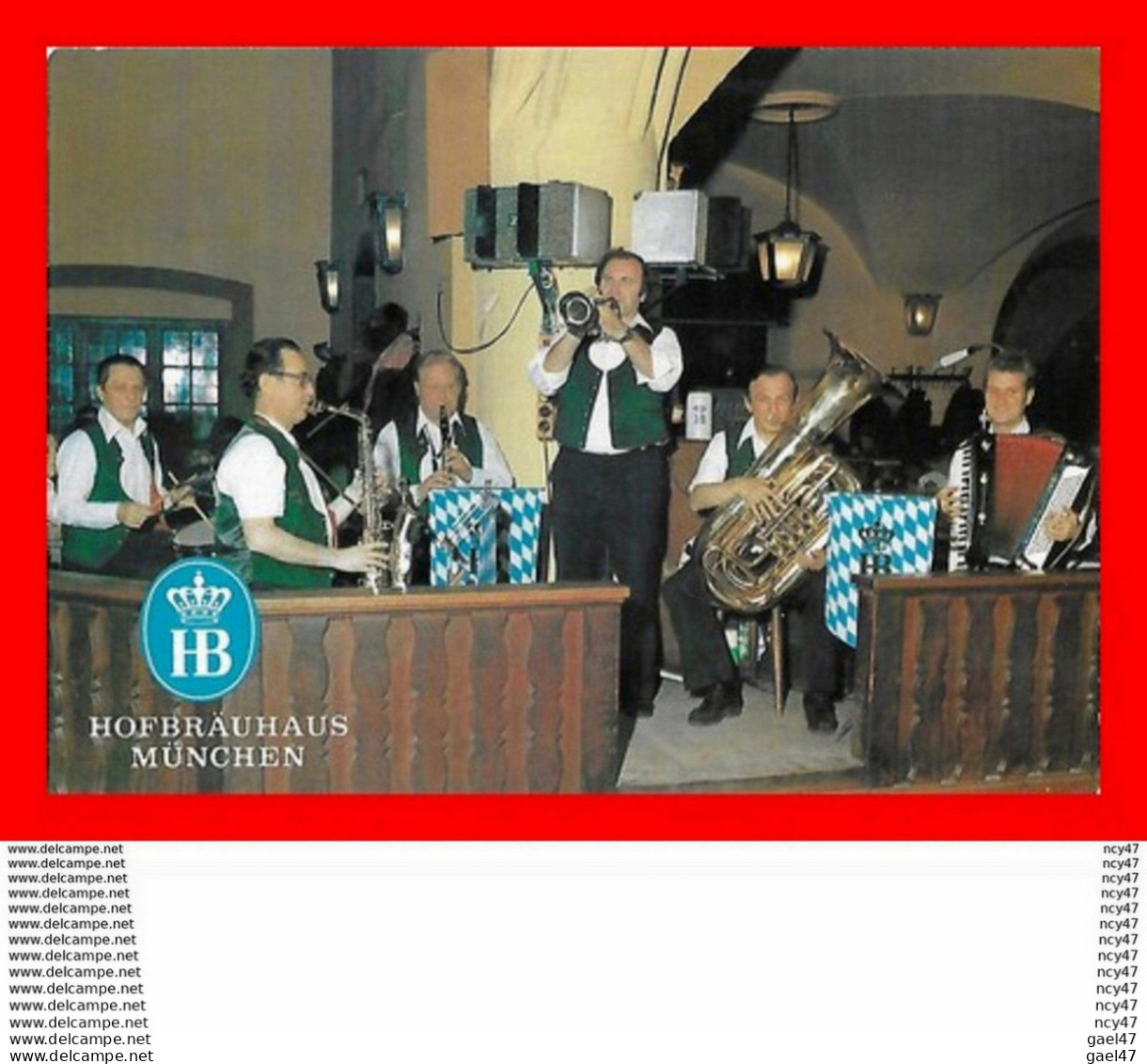 CPSM/gf MUNCHEN (Allemagne)  Hofbrauhaus, Orchestre Dans La Brasserie Bavaroise...S2003 - München