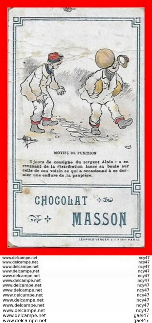 CHROMOS. Chocolat MASSON (Paris)   Motif De Punition...S1238 - Sonstige & Ohne Zuordnung