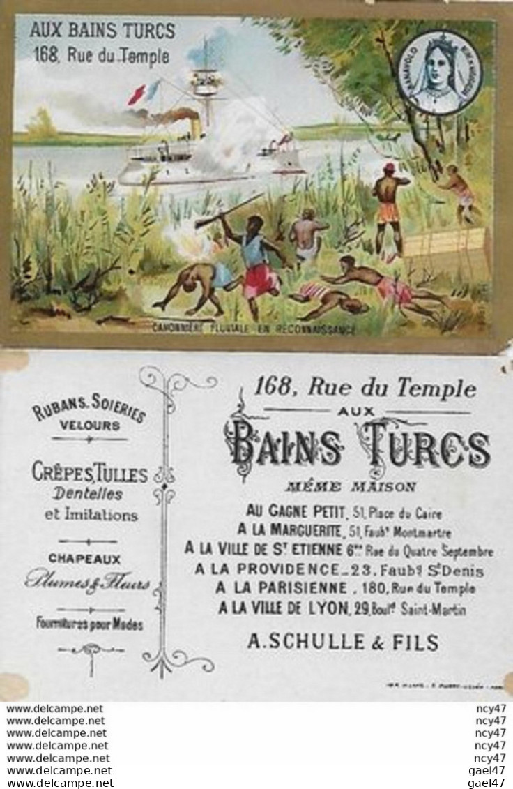 CHROMOS. Magasin Nouveautés "Aux Bains Turcs" (Paris)  Ranavolo, Reine De Madagascar...S3550 - Andere & Zonder Classificatie