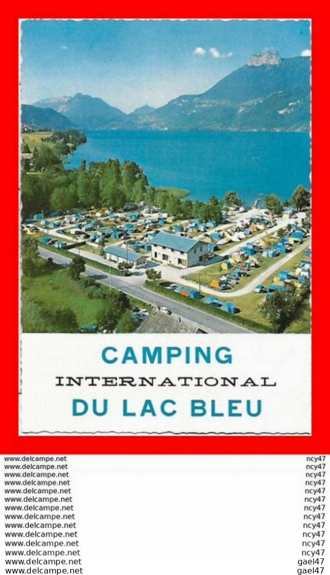CPSM/gf (74) DOUSSARD.  Camping International Du "Lac Bleu"...S2089 - Chamonix-Mont-Blanc